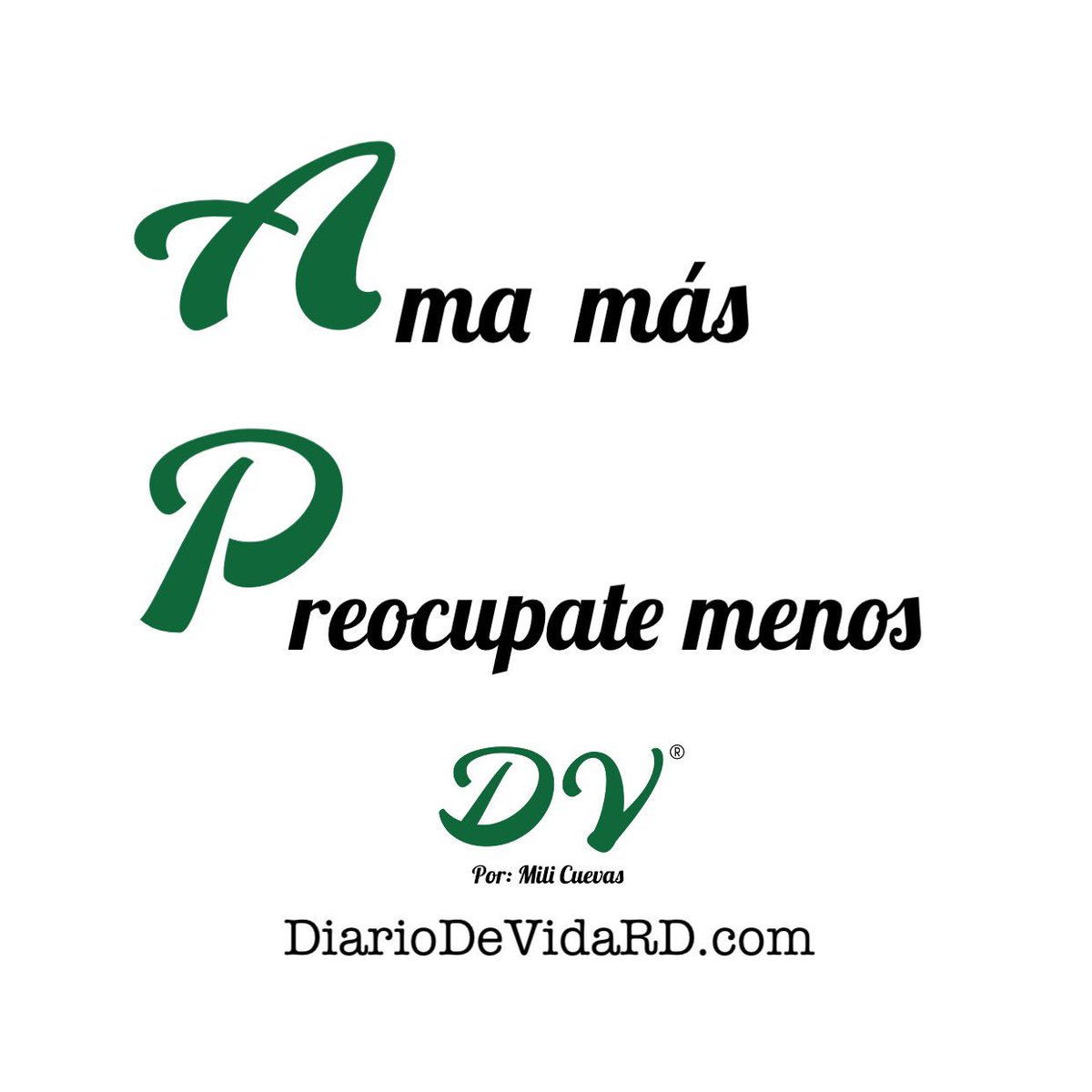 DiarioDeVidaRD's tweet photo. ¡Marca la diferencia!
Casi siempre solemos hacerlo al revés.
#DiarioDeVidaRD 
#DiarioDeVidaPorMiliCuevas 
#TodosTenemosAlgoQueAportar https://t.co/gDliB5etun