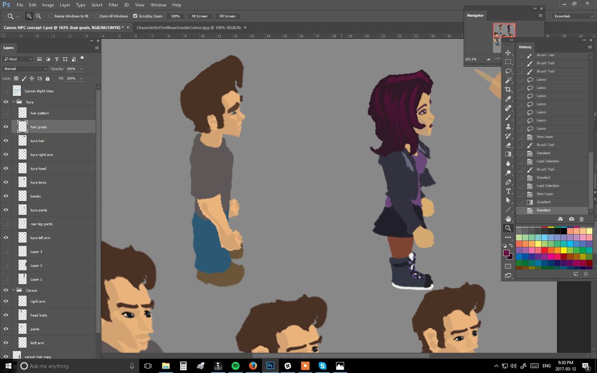 InnuendoSquadS's tweet photo. I know it's been a while since our last update, but here's some of the NPC work beau has been working at.
#screenshotsaturday #indiedev https://t.co/W9nodW3YXE