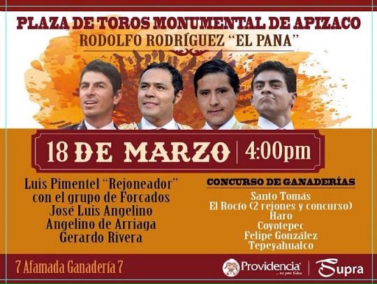 Hoy en Apizaco, Tlax, Luis Pimentel, <a href="/JLuisAngelino/">J. Luis Angelino</a>, <a href="/angelinodea/">Joaquin Angelino de Arriaga</a> y <a href="/oficialgrivera/">Gerardo Rivera</a>. 🐂 Concurso de Ganadrias.