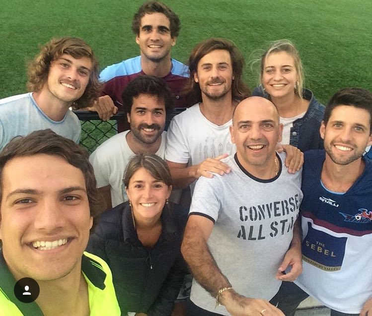 AZULES POR EL MUNDO: nuestro goleador <a href="/spallares9/">SANTIAGO PALLARES</a> debutó en Australia con el Hawkesbury City FC: gol y MVP. Mejor imposible!!! ☘⚽️🇦🇺