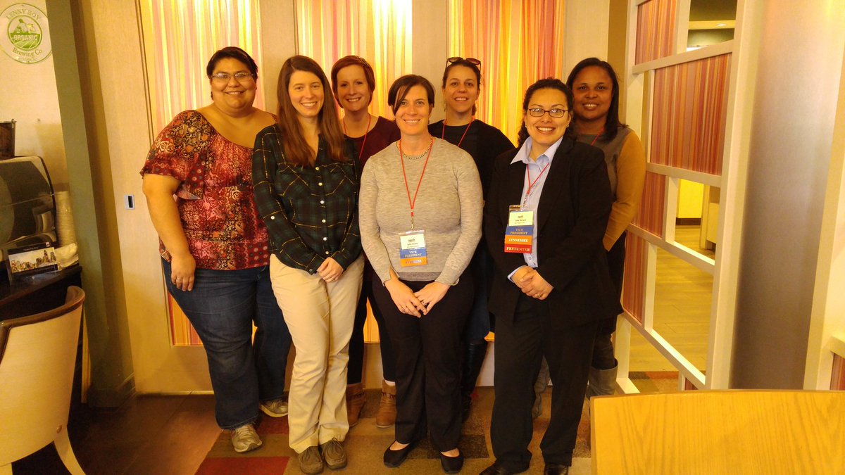 janealmwhite's tweet photo. Celebrating the end of a great annual conference with the planning committee. Time to start prepping for next year! #SECFR https://t.co/m4dlcFaOLD