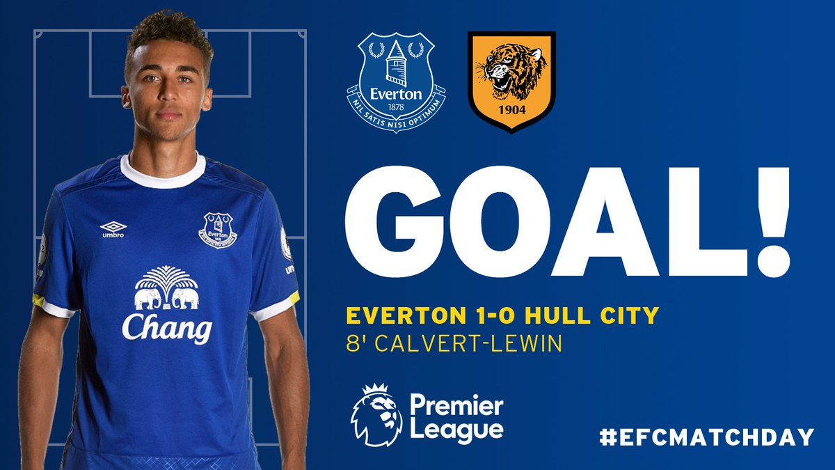 Everton's tweet photo. GET IN!!! @calvertlewin14 #EFCmatchday https://t.co/pGMLE9uZcl