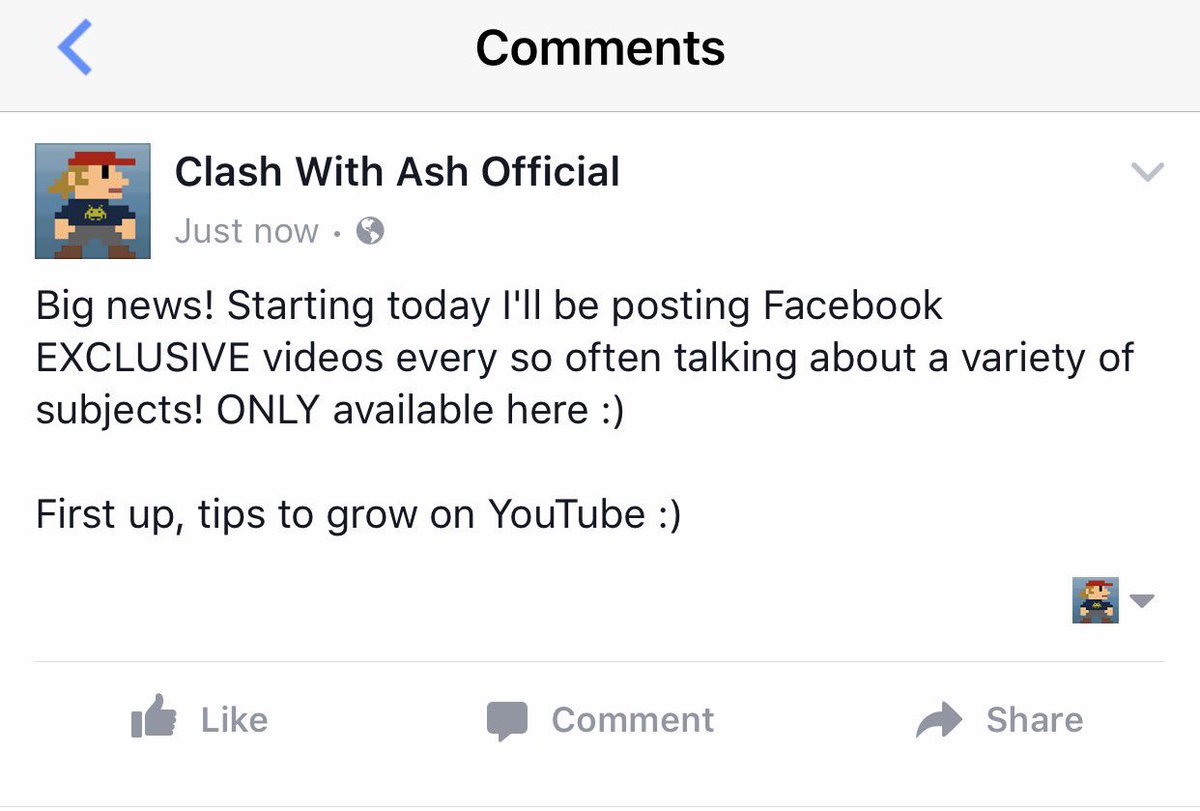 CWA's tweet photo. Just a quick little FYI :) Follow me on "Clash With Ash Official" to catch FB exclusive videos. https://t.co/Vy6MnvHaTG