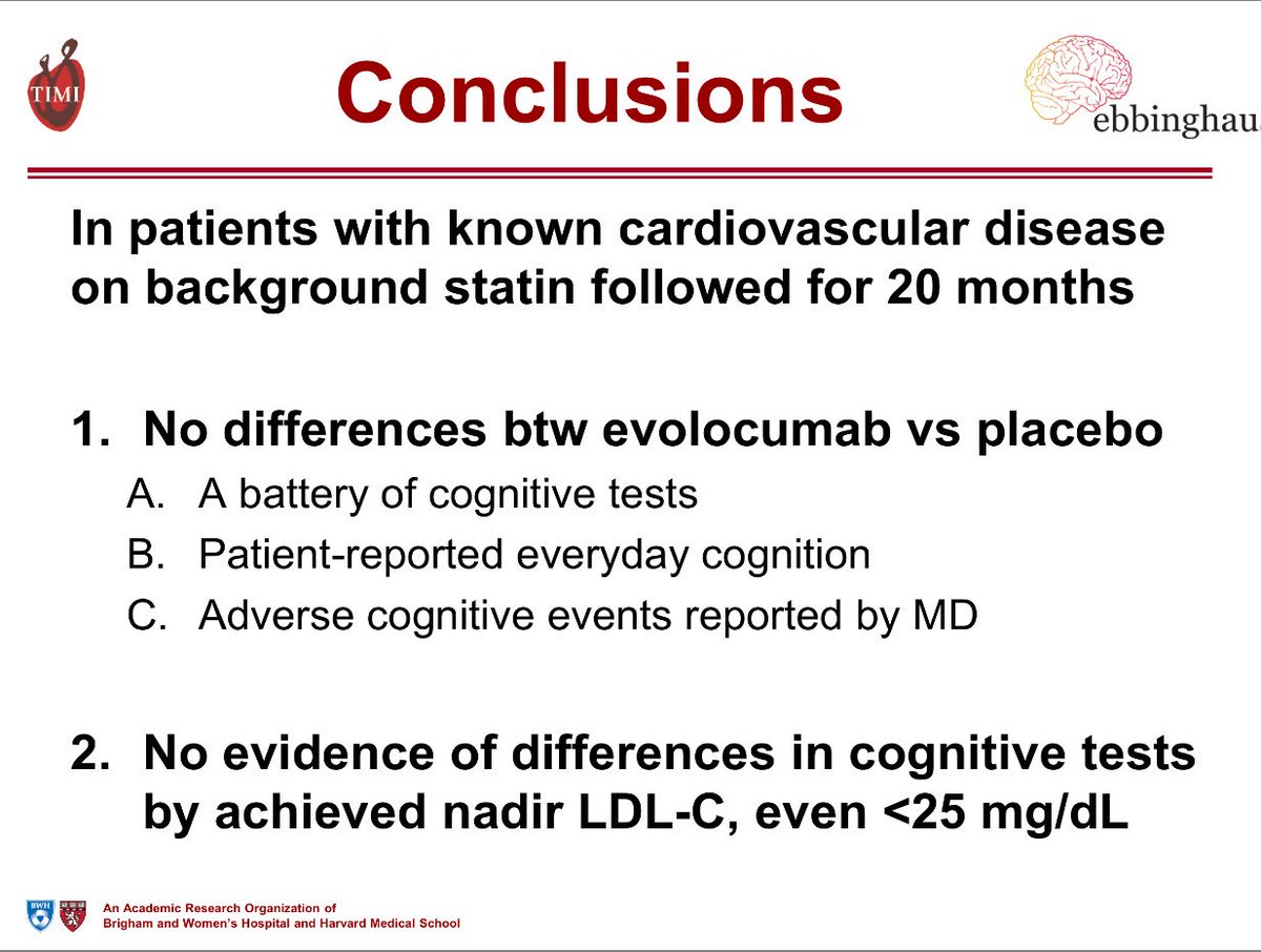 CristobMorales's tweet image. clinicaltrialresults.org/Slides/ACC2017… Seguridad Neurocognitiva con LDL&amp;lt;25 en estudio #EBBINGHAUS y #evolocumab @DiegoBellido2 @cristinatejerap