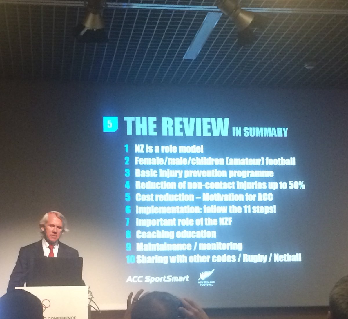 Prof Dvorak - New Zealand 🇳🇿 has been a role model for injury prevention across many sporting codes #IOCprev2017