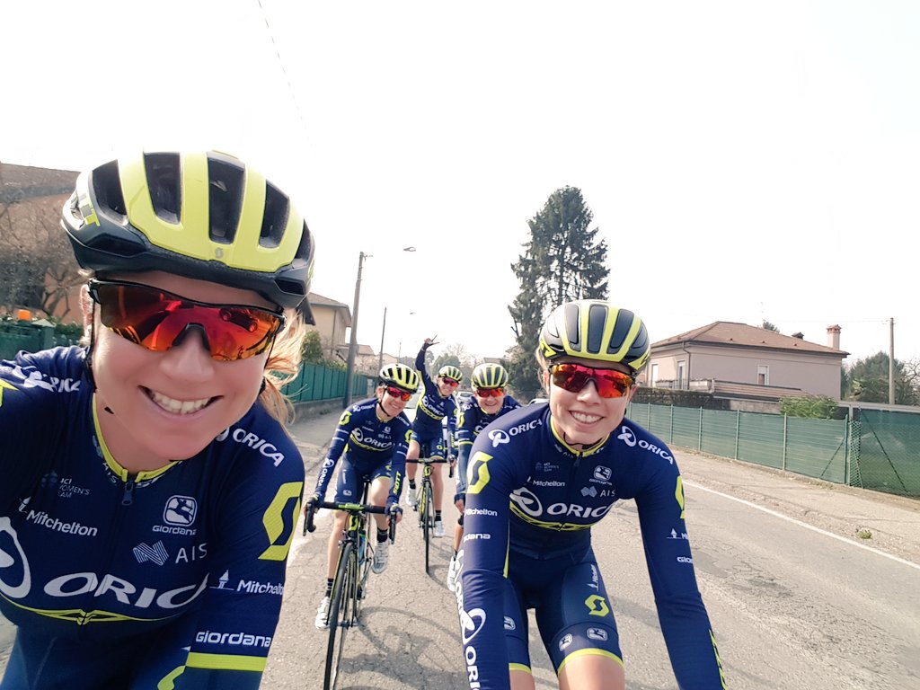 Easy sunny ride! #kortebroekenweer #caffè #caffèMaggioni Ready for <a href="/TrofeoBinda/">Trofeo Binda</a> Start tomorrow 13.30 from 14.50 live cyclingsportpromotion.com/live/