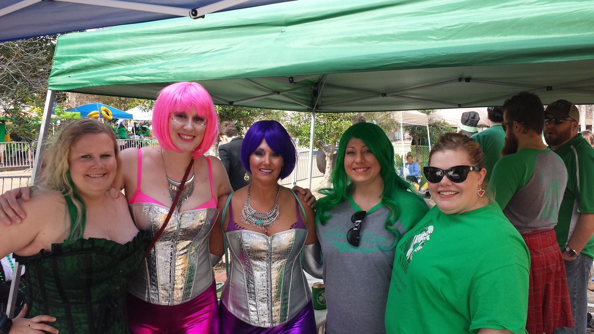 Happy Parade Day #JXNBarleysAngels ! Stay safe, drink plenty and catch lots of beads! #beads #paradeday #PARADE #StPatricksDay #LuckyLadies