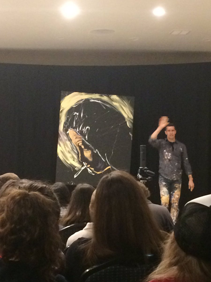Kruby18's tweet photo. Thanks #MikeDebus for the awesome piece!! #cyc2017 #crushedit #performanceart #thirst https://t.co/jZ3rr7LJ92