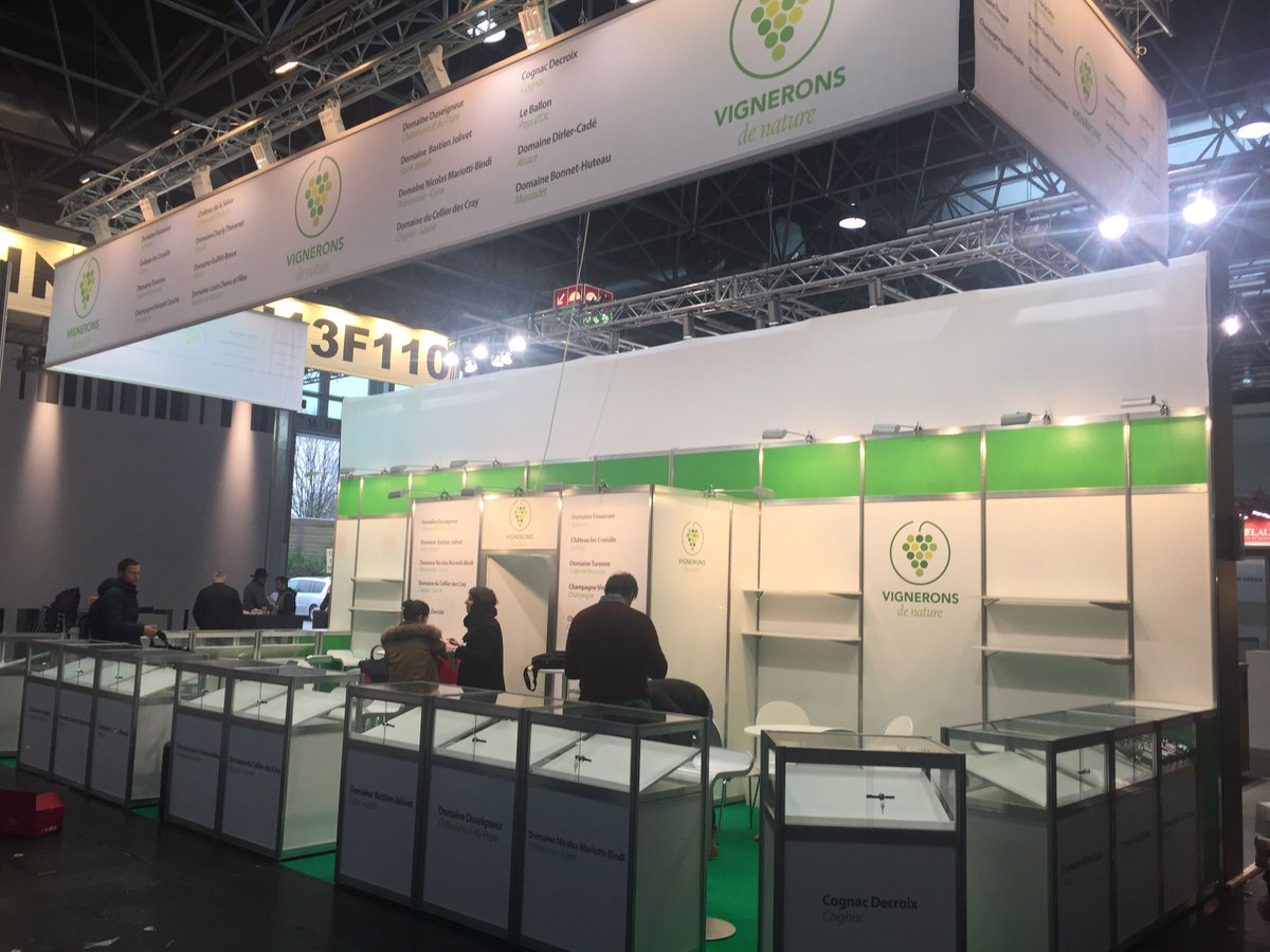 VigneronsNature's tweet photo. Hall13standF109 À demain !! See you tomorrow !! #vigneronsdenature #Prowein https://t.co/b1JHQE5kZa