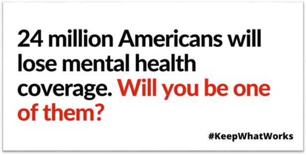 NAMISonoma's tweet photo. 24 million Americans will lose mental health coverage by 2026. Help #NAMI tell Congress not to strip away 24 million Americans’ coverage. https://t.co/Iv9n4hbgOP