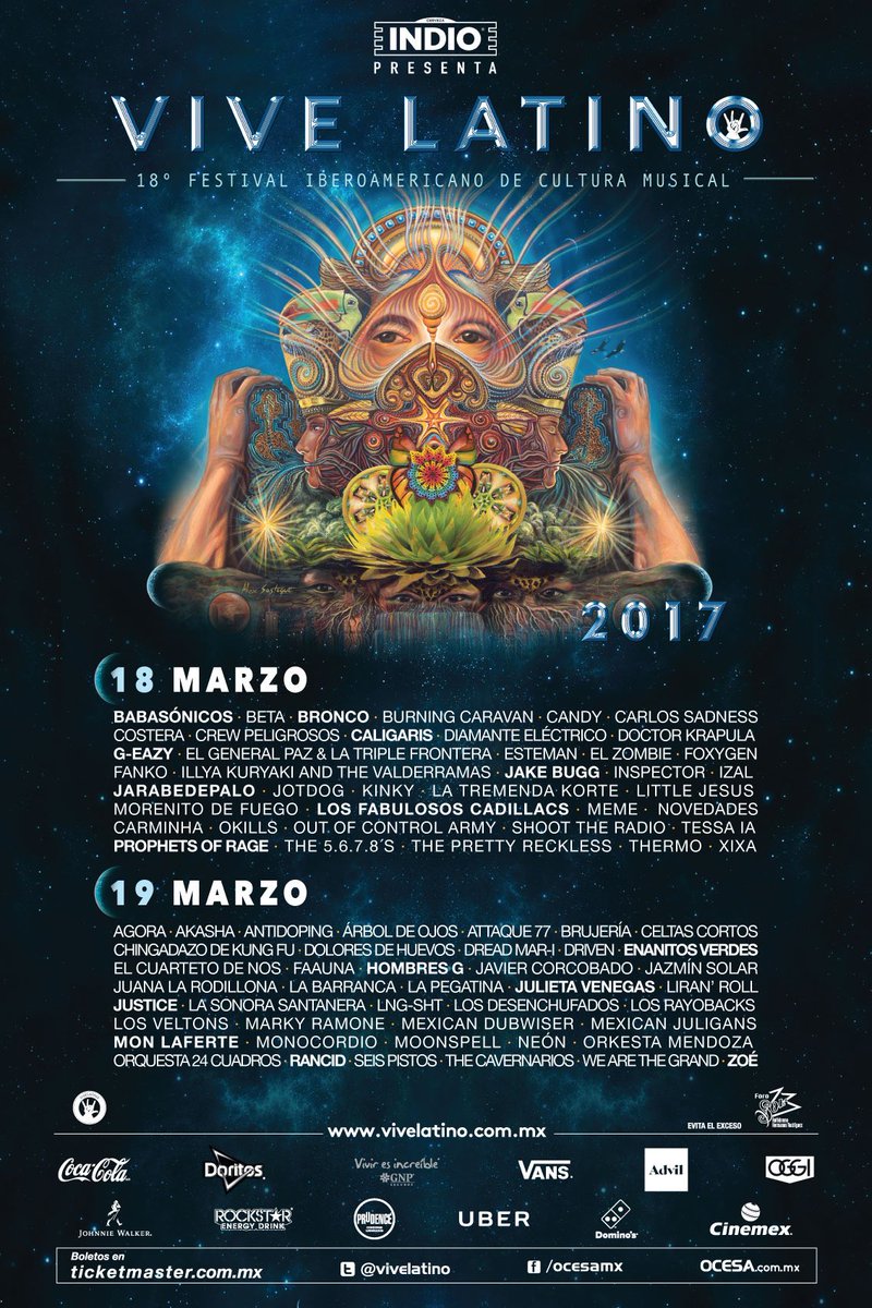 No olvides comer en un #Foodtruck #zonadefoodtrucks #ViveLatino2017