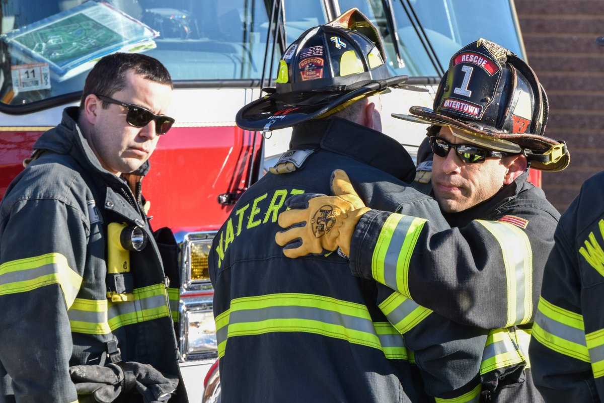 bostonherald's tweet image. Fire officials salute fallen Watertown firefighter bhne.ws/MQvjBvU