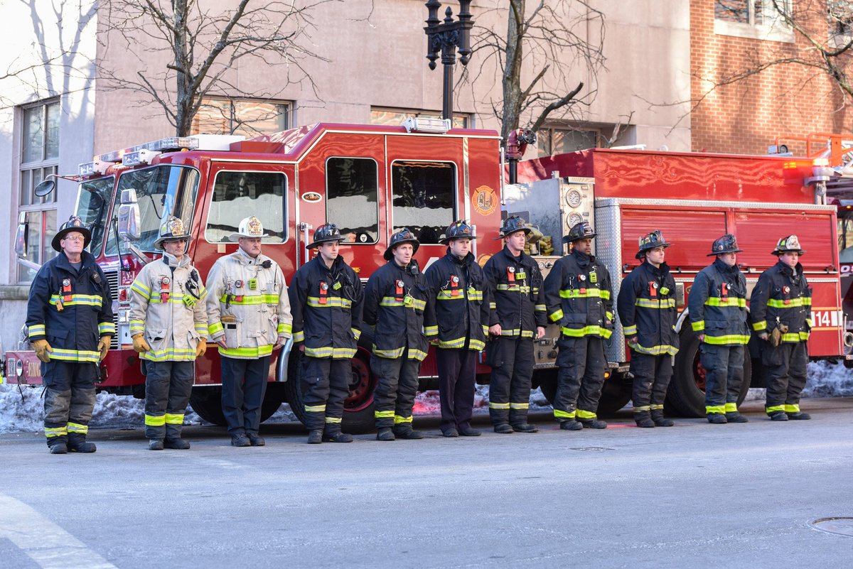 bostonherald's tweet image. Fire officials salute fallen Watertown firefighter bhne.ws/MQvjBvU