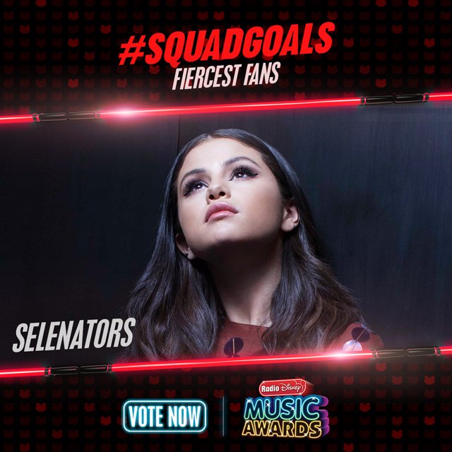 SelenaFanClub's tweet photo. We know #Selenators are #SquadGoals. RT to vote for yourselves as the fiercest fans! @selenagomez @radiodisney https://t.co/Eq96jHQPKs