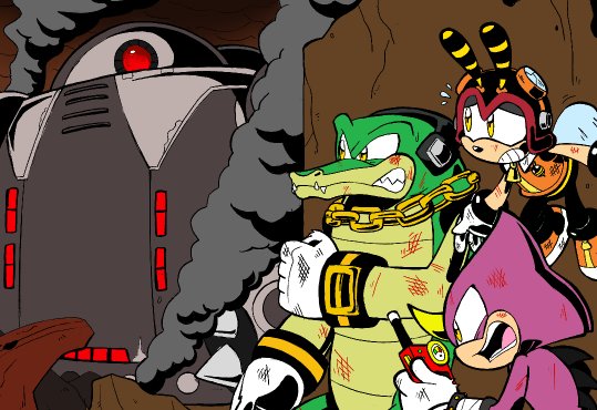 NinjaHaku21Art on X: And Done! Team Chaotix in Sonic Forces! (Vs