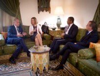 FedericaMog's tweet photo. #EU joins @arableague_gs @UN &amp; @_AfricanUnion for first #Libya Quartet meeting in Cairo. With AboulGheit @jmkikwete @KoblerSRSG https://t.co/pyDxYdcNkV