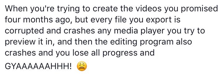 AzzarinneTweets's tweet image. #VideographerProblems