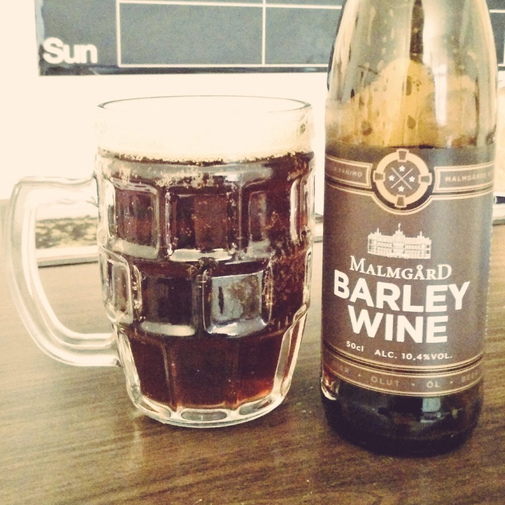 #Finland can be a dangerous place. <a href="/MalmgardBrewery/">Malmgård Brewery 🍺</a> #Barley #Wine #Beer