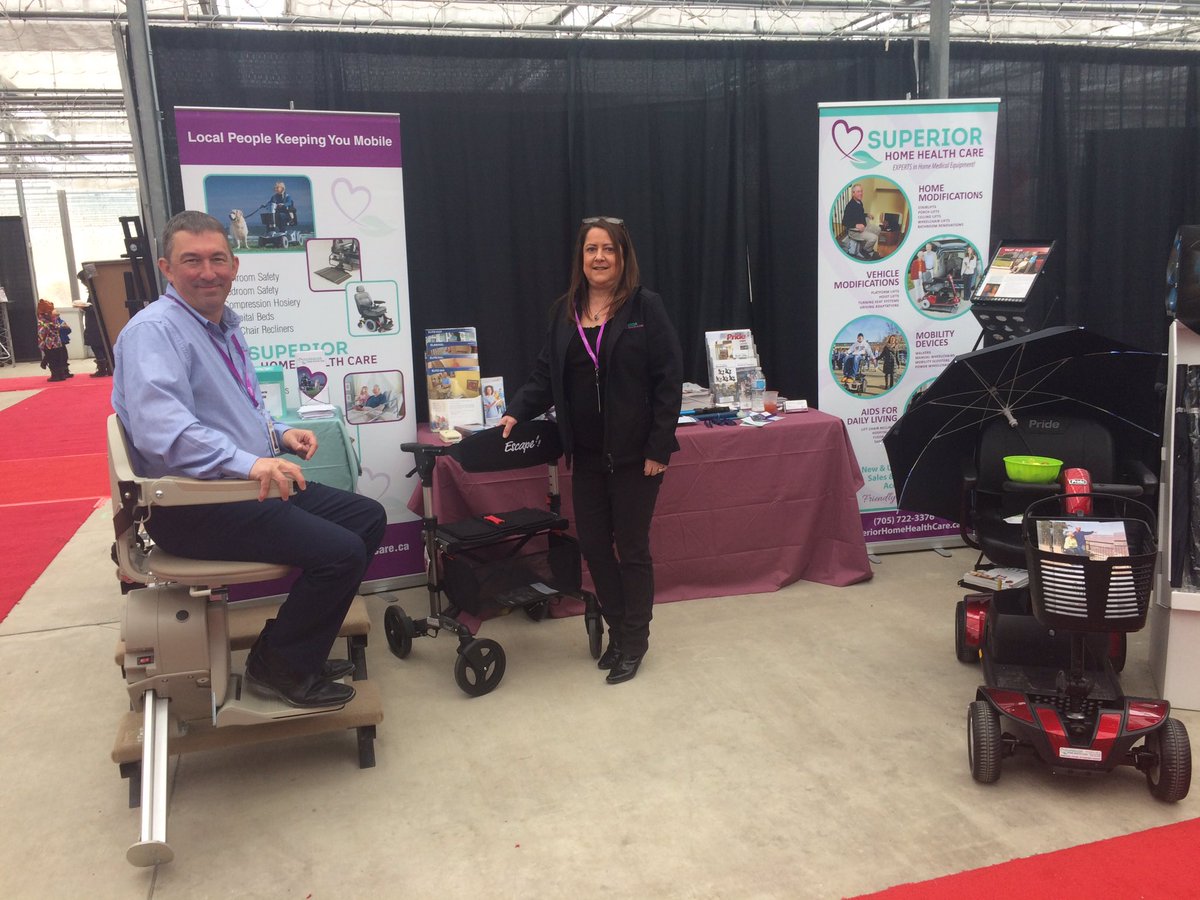 MotionMobility's tweet photo. Superior Home Health Care at Spring Garden &amp; Home Show in Barrie, Ontario https://t.co/DcHVyRqGf9