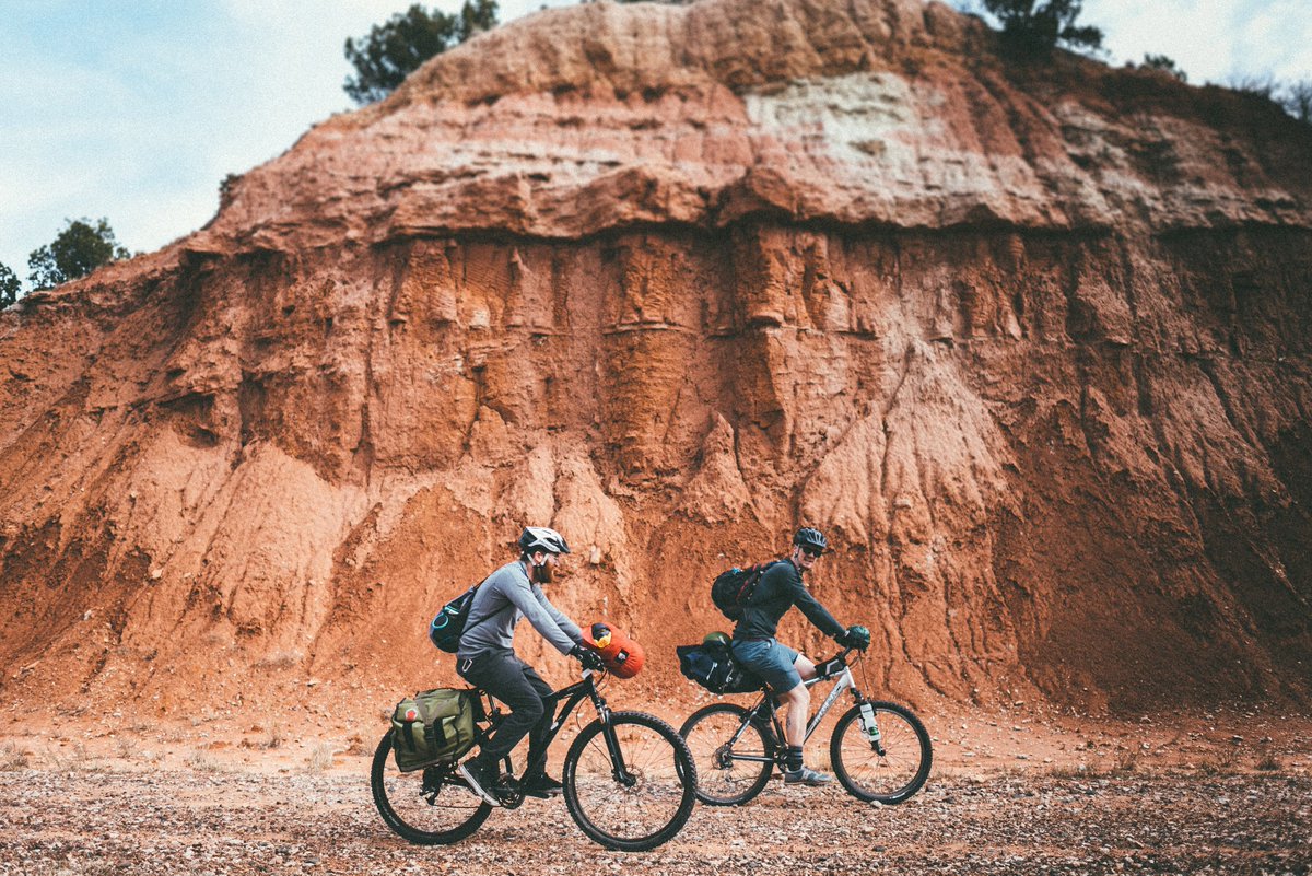 TexasTech's tweet photo. #TexasTech students in an Adventure Media course compiled media content during their bikepacking trip this week! https://t.co/bhBPxwZdkh https://t.co/QG6kuoYaI0
