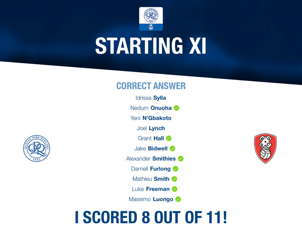 Sam_Wallace2000's tweet image. I predicted the starting lineup on #QPR #FanScore. qprf.ansco.re/tUns/eXYJNo2hzB