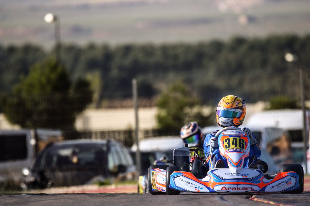 MSISpain's tweet photo. Un poco de acción hoy en Alcañiz // Saturday action at @AragonMotorLand #TeoMartinJuniorTeam #TMM #SeriesRotax https://t.co/5saEIfsdrS