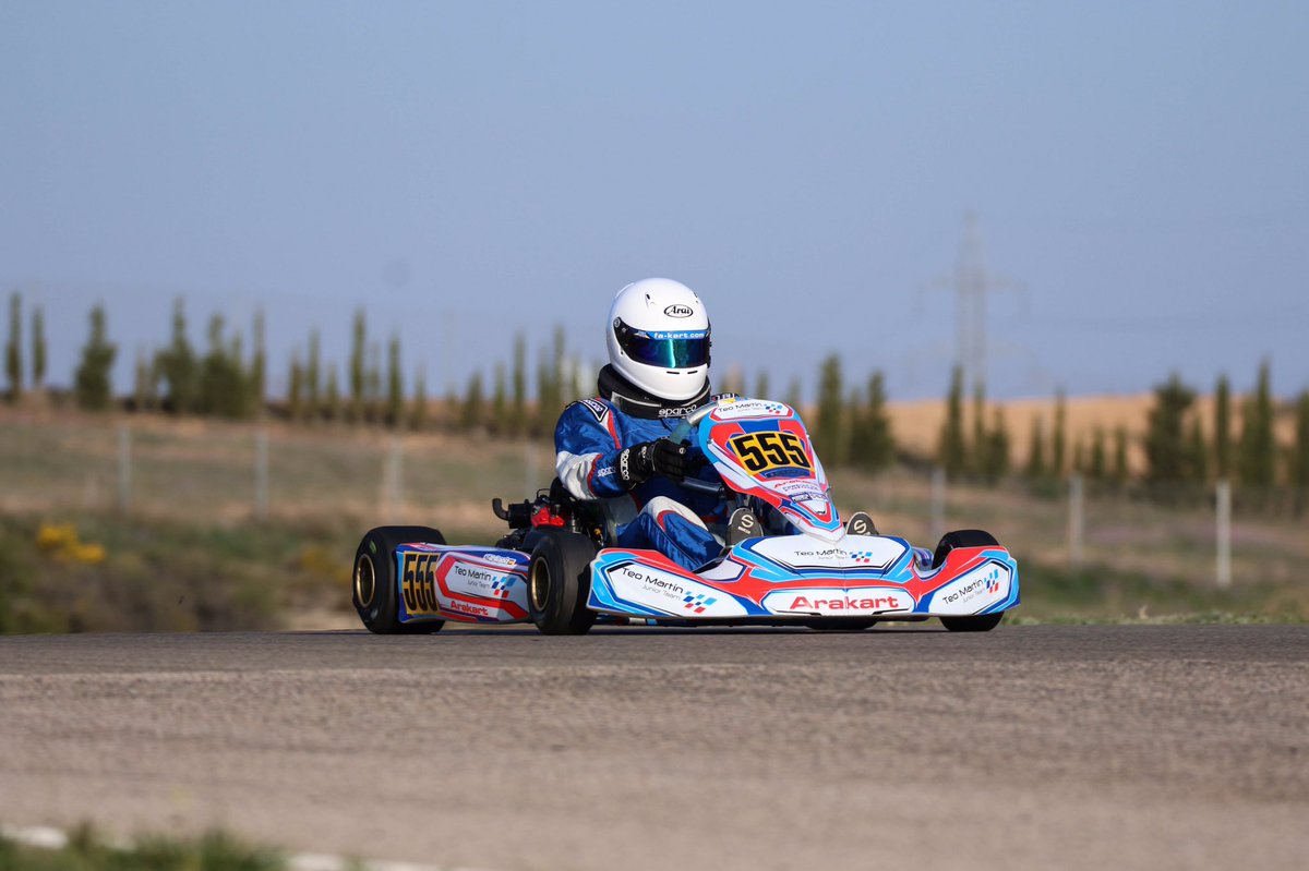 MSISpain's tweet photo. Un poco de acción hoy en Alcañiz // Saturday action at @AragonMotorLand #TeoMartinJuniorTeam #TMM #SeriesRotax https://t.co/5saEIfsdrS