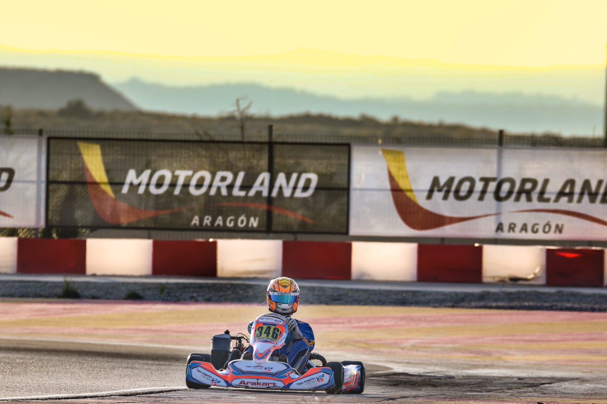 MSISpain's tweet photo. Un poco de acción hoy en Alcañiz // Saturday action at @AragonMotorLand #TeoMartinJuniorTeam #TMM #SeriesRotax https://t.co/5saEIfsdrS