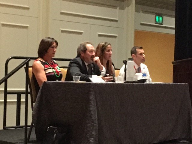ACOFP's tweet photo. Medical Marriages - #ACOFP17 CME Lecture at Annual Convention in Kissimmee, Fla. Panel discussed journeys through marriage and medicine. https://t.co/5SyAOXlxm1
