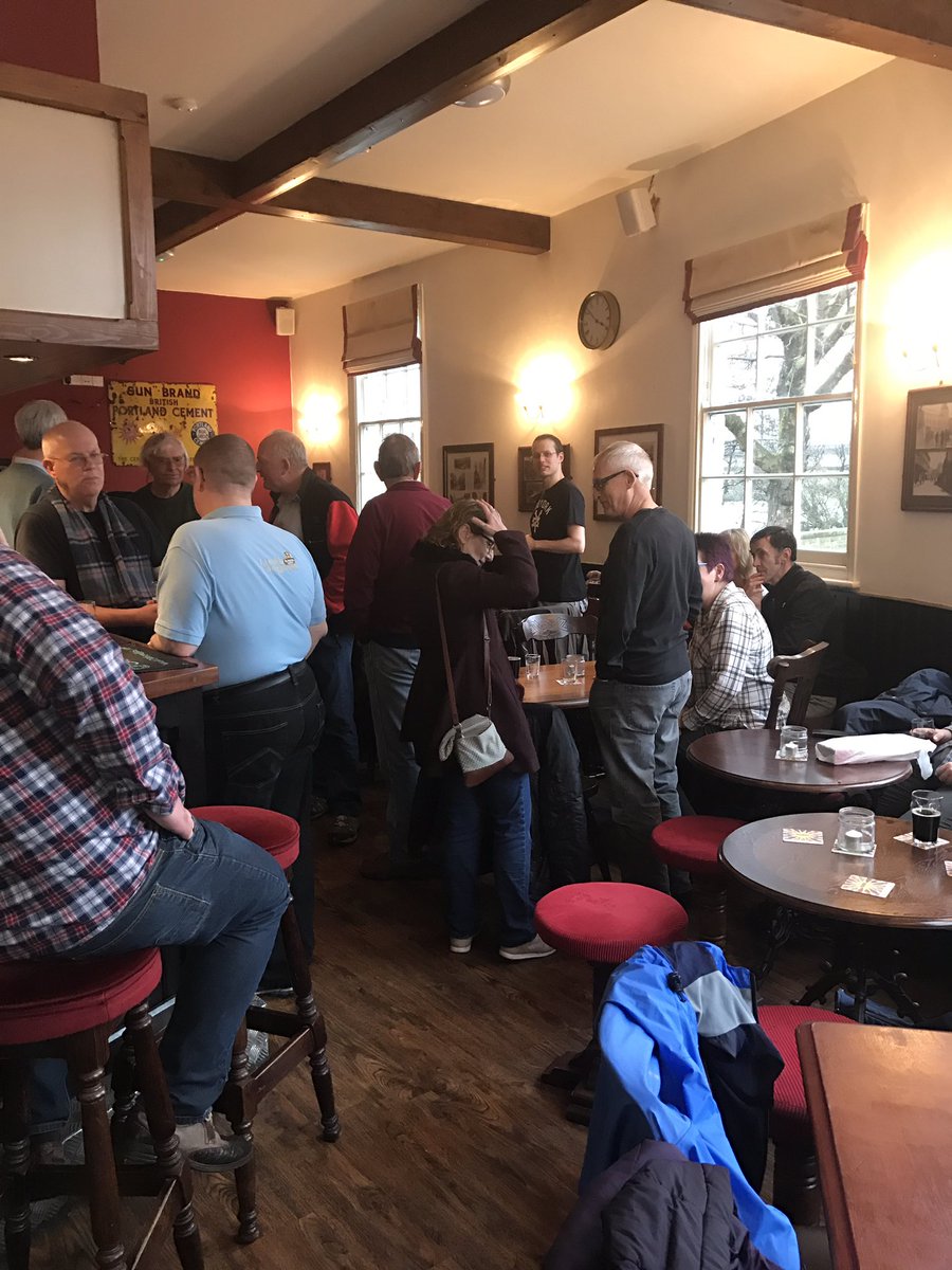 smithfieldderby's tweet photo. Really good to see the @AmberValleyCamr crew here! Have a great day out guys! 🍻🍻🍻 https://t.co/p1MuYn0B7n
