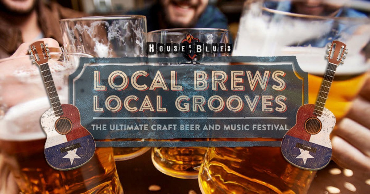 TODAY — Local Brews Local Grooves - Ultimate Craft Beer &amp; Music Fest! Doors: 4P, Show: 4P.  Tickets remain at hoblu.es/9Ei