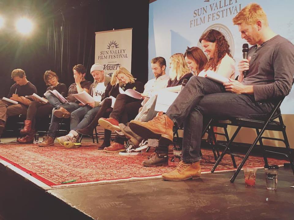 What a lineup! The best of the best doing a live reading for our #ScreenwritersLab presented by @Variety. #SVFF2017
