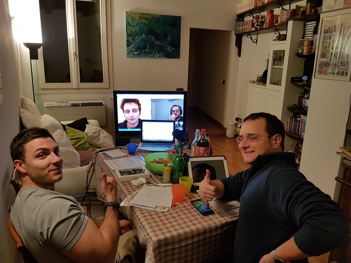 tycoons3dragons's tweet photo. #live from #newlocation with #unstructuredheroes @oOSallaOo @GB_Wotan @capitano_maro @Arcighisa #romanos https://t.co/c4ppZgkH7E