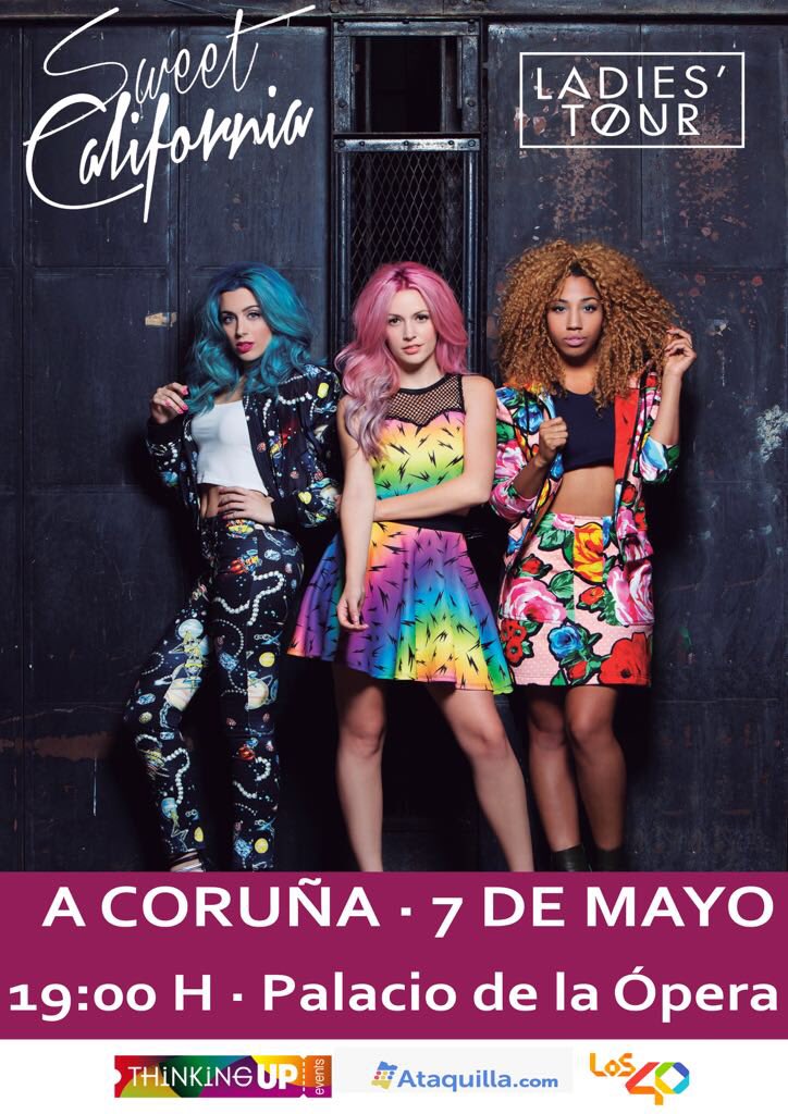 SWTCGalicia_'s tweet photo. 📍#LadiesTour de @SweetCalifornia en CORUÑA el 7 DE MAYO. Entradas YA a la venta: https://t.co/HnlmNNX67d ¡No te quedes sin la tuya!🤣 https://t.co/USlNjnYlO1