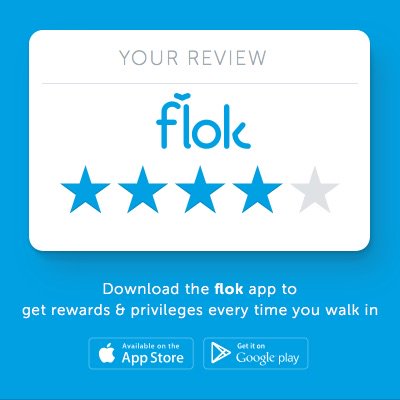 We got a 4 star rating from Alexzandra on <a href="/getflok/">flok</a>!  #JoinTheClub bit.ly/1gAahuk