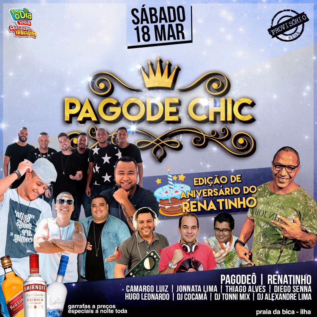djcocama's tweet image. Hj tem o famoso pagado Chic #djcocama #funk #show #musica