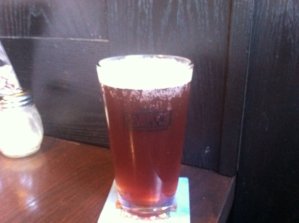 Enjoying a Blackberry Berliner Weisse by @epicbrewingden at @ParrysNYCPizza