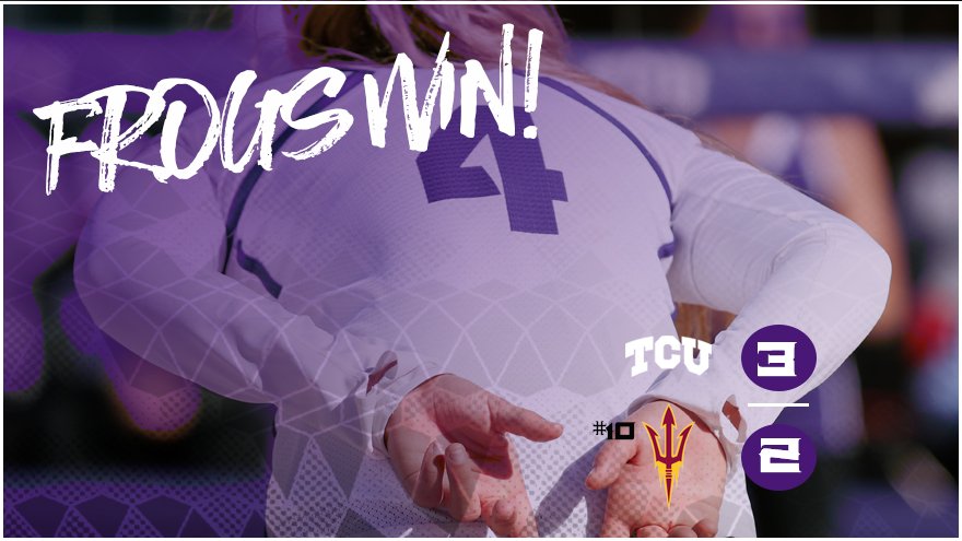 TCU Beach Volleyball tweet media