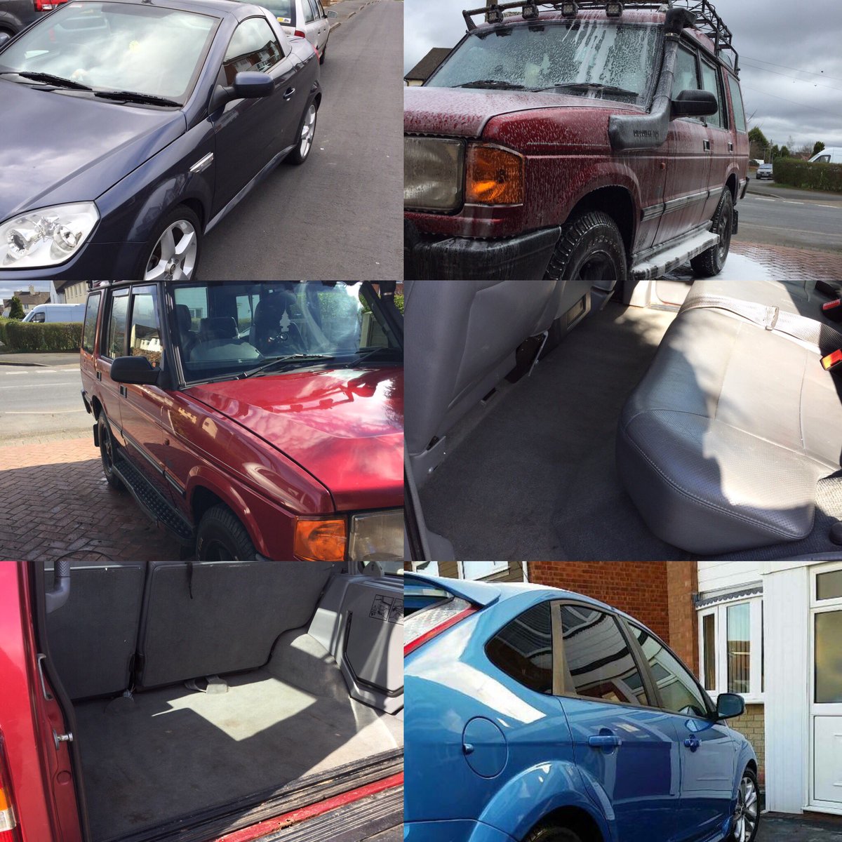 FlashValeting's tweet image. Today's valets #Discovery #tigra #focus #disco #offroad #valeting #detailing