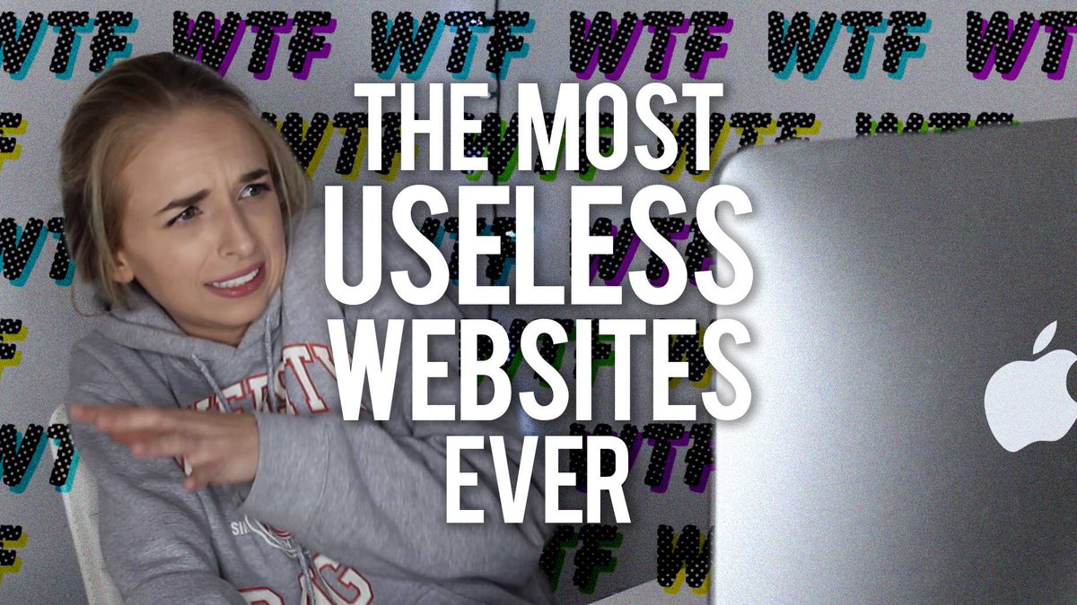 NEW VIDEO!!! THE MOST USELESS WEBSITES EVER >>> youtube.com/watch?v=Wasd8f… Go check it out & give it a THUMBS UP :)