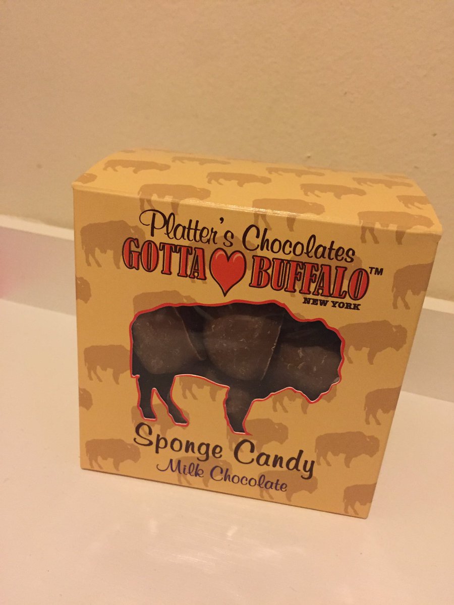 allisonb219's tweet photo. You know your best friend cares when she sends you sponge candy in the mail! 😍 #buffalove @mariellegennaro https://t.co/DmyHHkQ0Gf