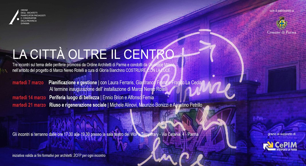 architettiPR's tweet image. 21 marzo 2017 | #Riuso e #rigenerazione #sociale | conferenza al @WorkoutPasubio con Alinovi, Bonizzi e Petrillo | goo.gl/TsL6yD