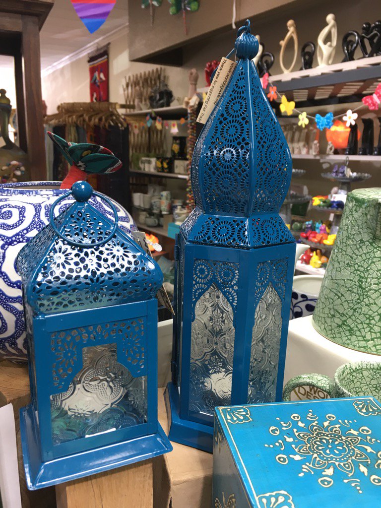 New Moroccan style candle lanterns in from India! Perfect for your next backyard barbecue! The warm weather is coming