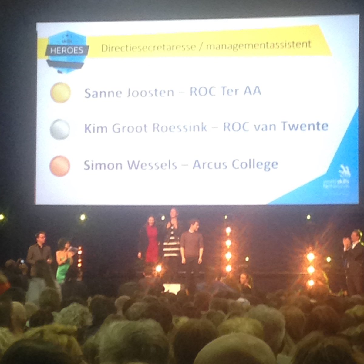 ErikKoldewijn's tweet photo. Zilver voor Kim Groot Roessink directiesecretaresse https://t.co/T5ApasODVh