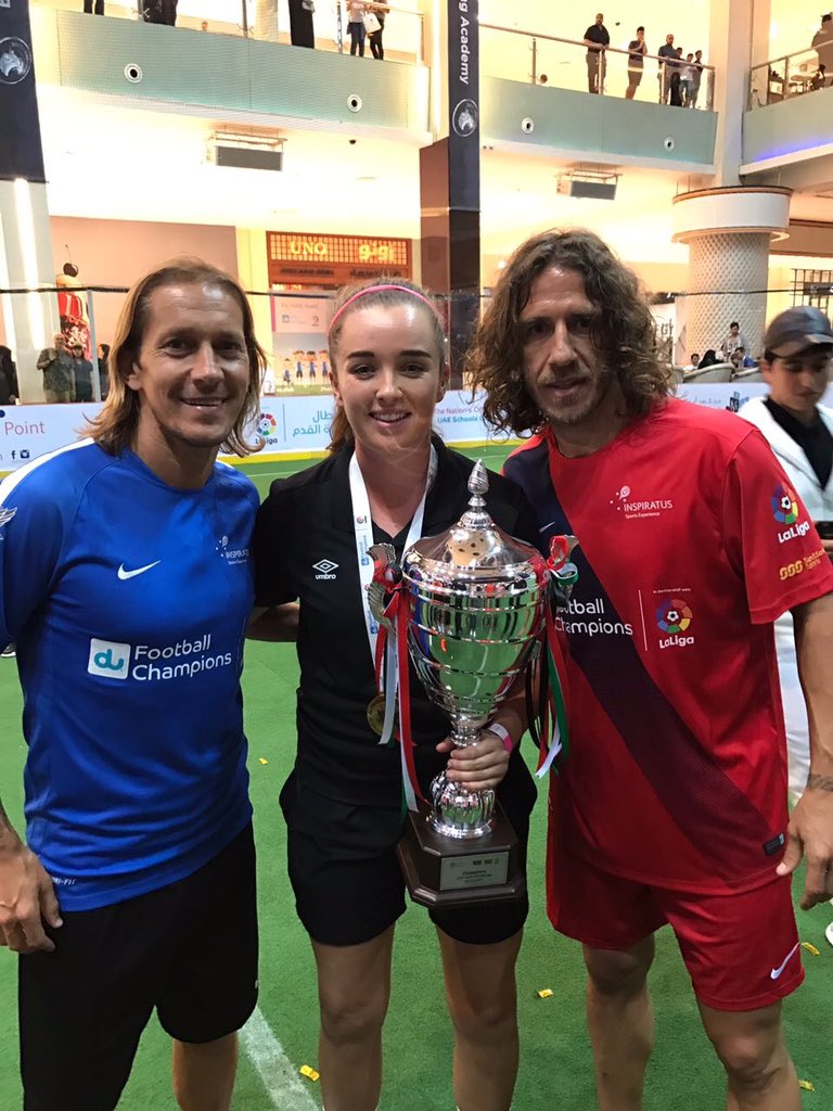 Jenni_Football's tweet photo. Thank you so much for today @TheRealSalgado &amp; @carles5puyol 🎉🏆⚽️ https://t.co/8rpjd8aHXA
