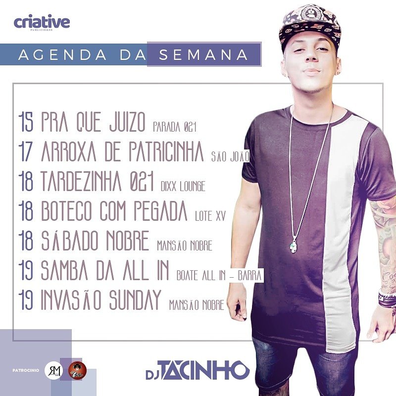 Tacinhodj's tweet photo. BORA SACUDIR ESSE SABADÃO! https://t.co/0TISAviHtY