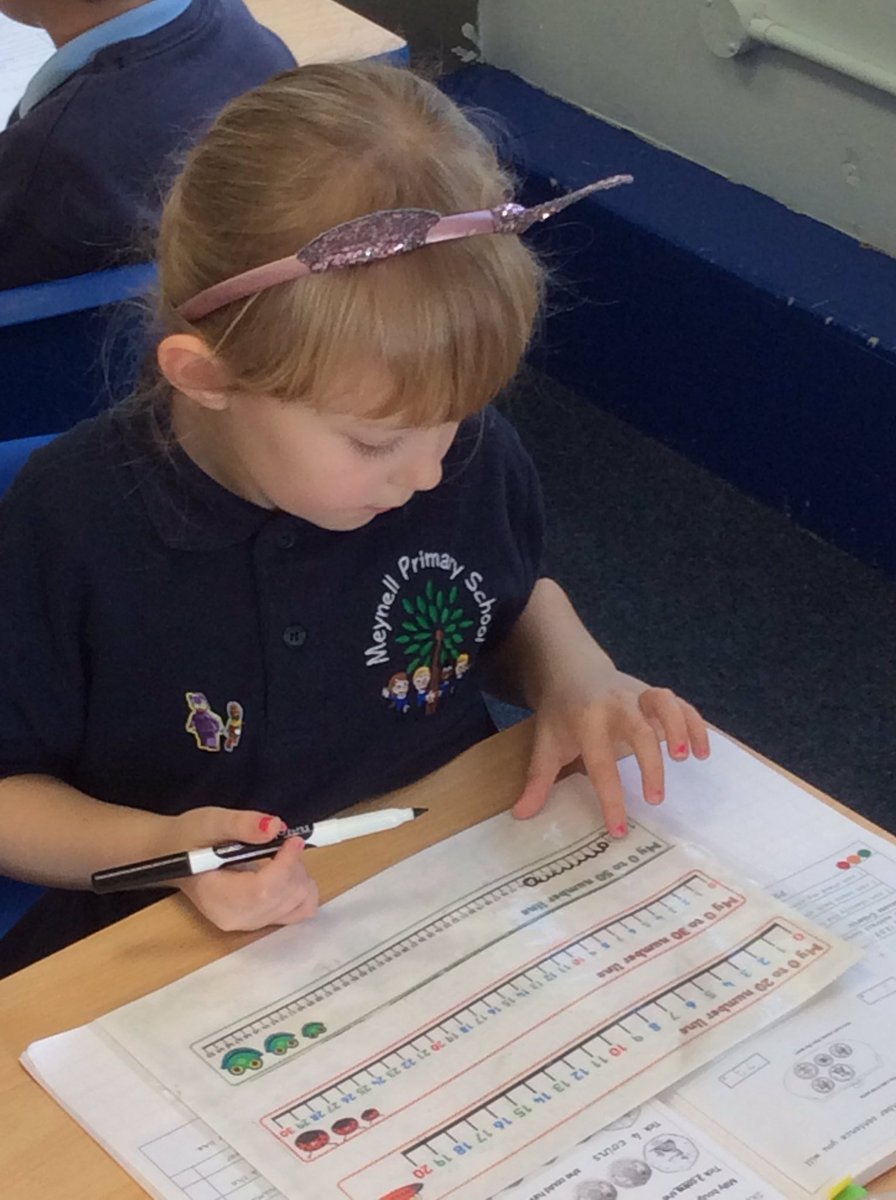 Y2Meynell's tweet photo. In maths, we have been learning to use a number line to add and subtract and we have started to draw our own number lines as well! https://t.co/aEGs8KycRG
