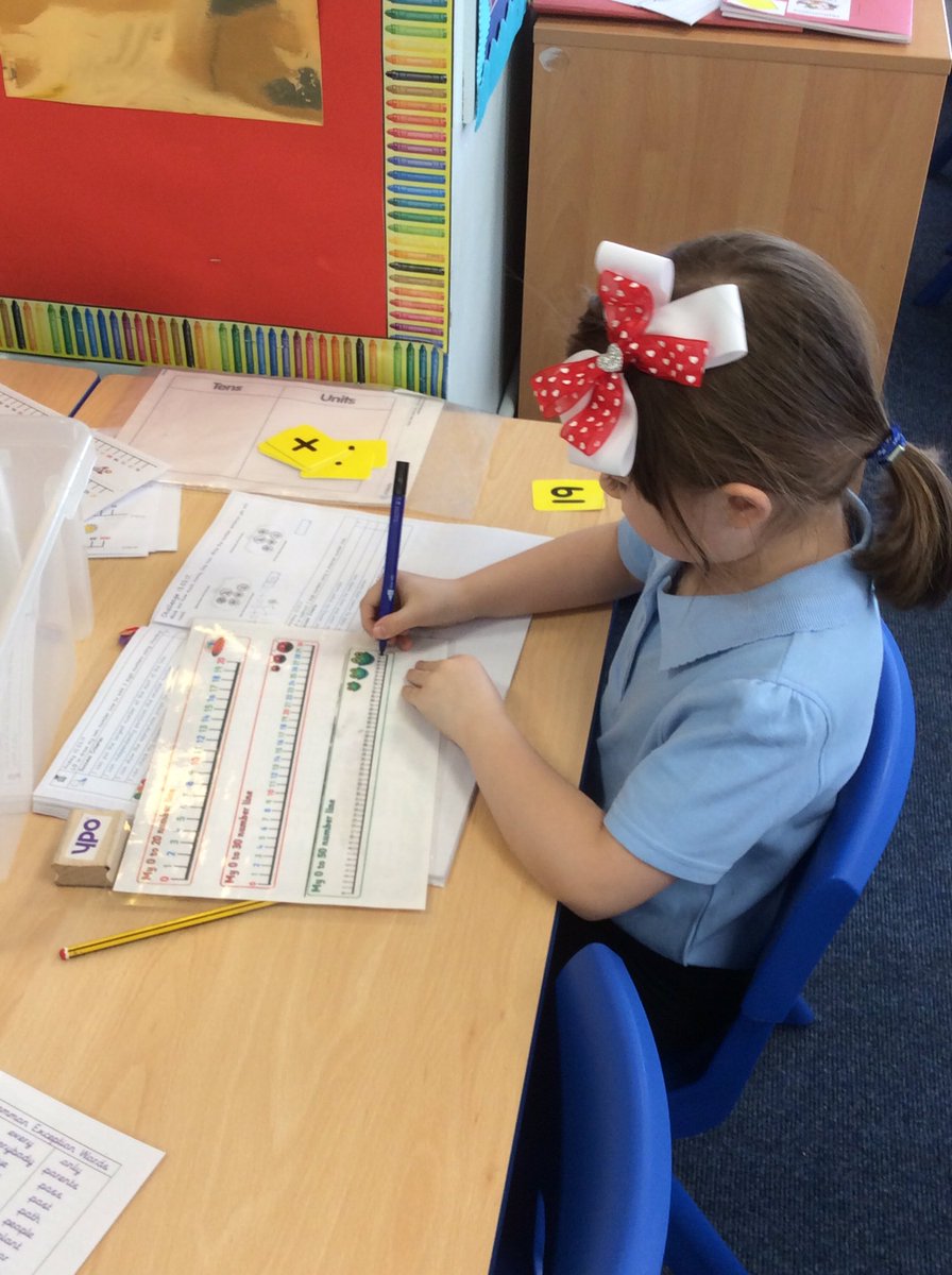 Y2Meynell's tweet photo. In maths, we have been learning to use a number line to add and subtract and we have started to draw our own number lines as well! https://t.co/aEGs8KycRG