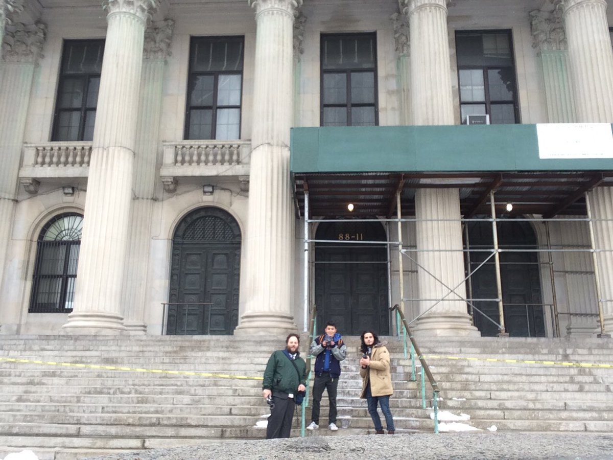 danhattan's tweet photo. At Queens County Supreme Court for Location 1 of #attcreators #Sweepstakes #queenzkillerz first production https://t.co/njKtRM3olC