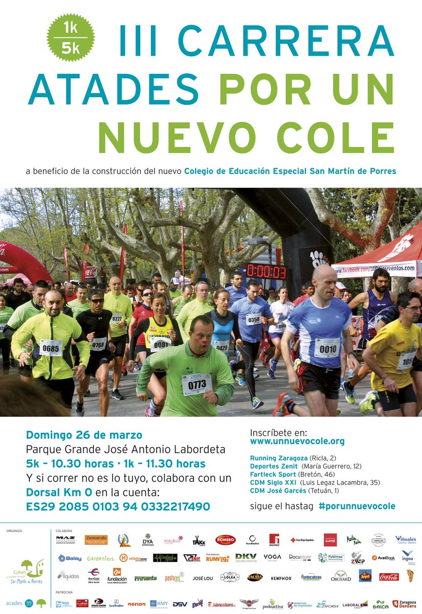 grupoLOBE's tweet photo. Tienes de tiempo hasta la medianoche del #DíadelPadre para inscribirte: #Carrera #Solidaria #PorUnNuevoCole @ATADES_ https://t.co/Agtz1PcnuL https://t.co/4SsXUNY2HW